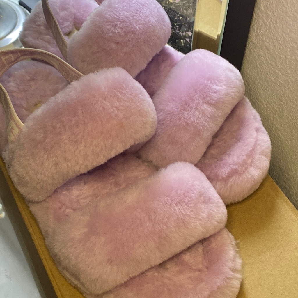 Purple Ugg Slides
